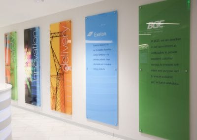 banners on wall